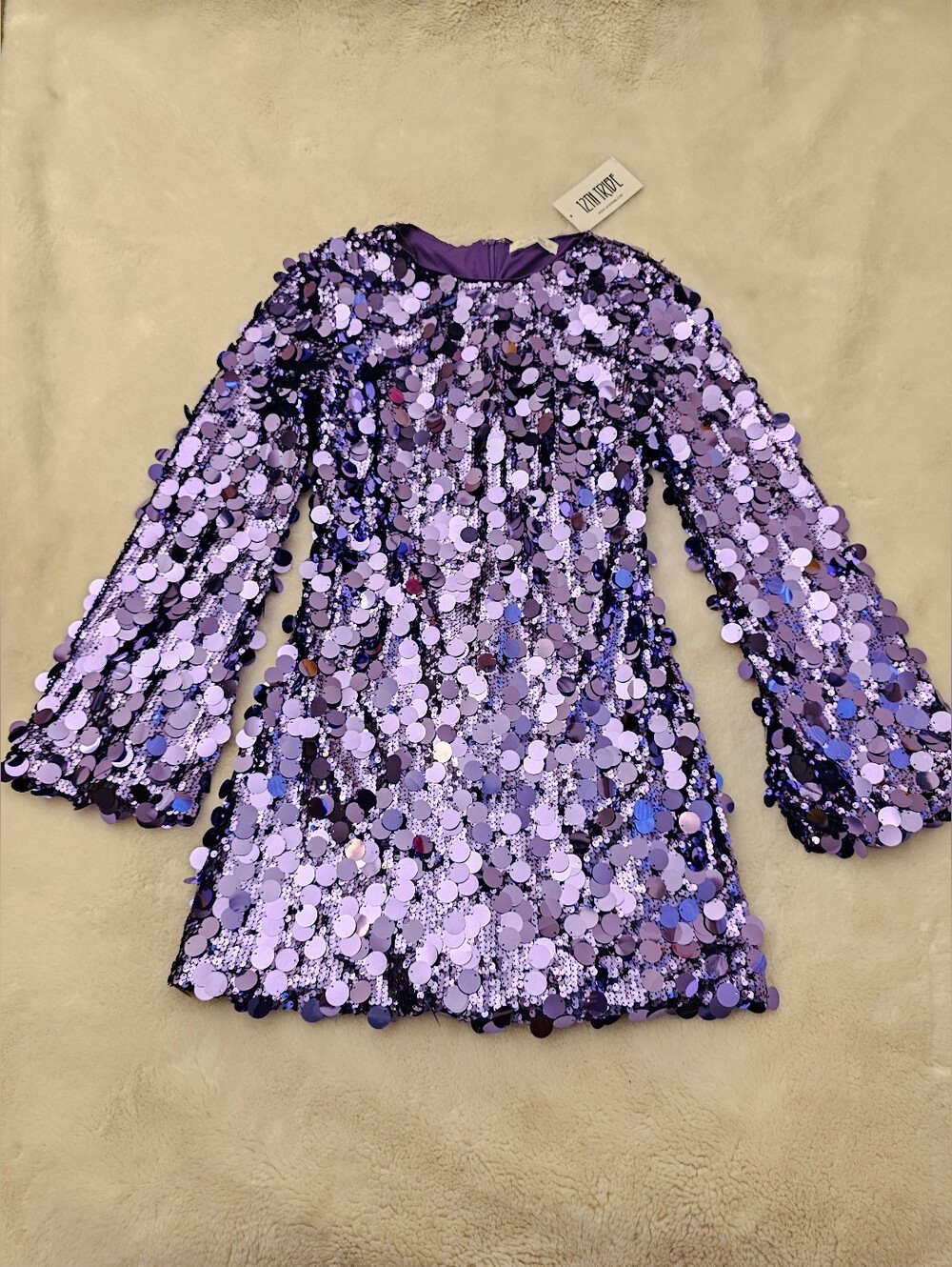New 12th Tribe Pippa Payette Long Sleeve Mini Dress Size Small - Picture 4 of 12